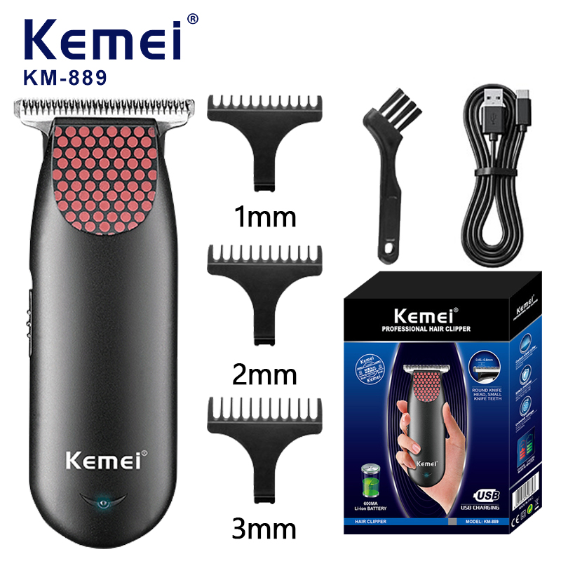 Mens Grooming Kit Bag - Kemei 889 المهنية جيب مقص الشعر