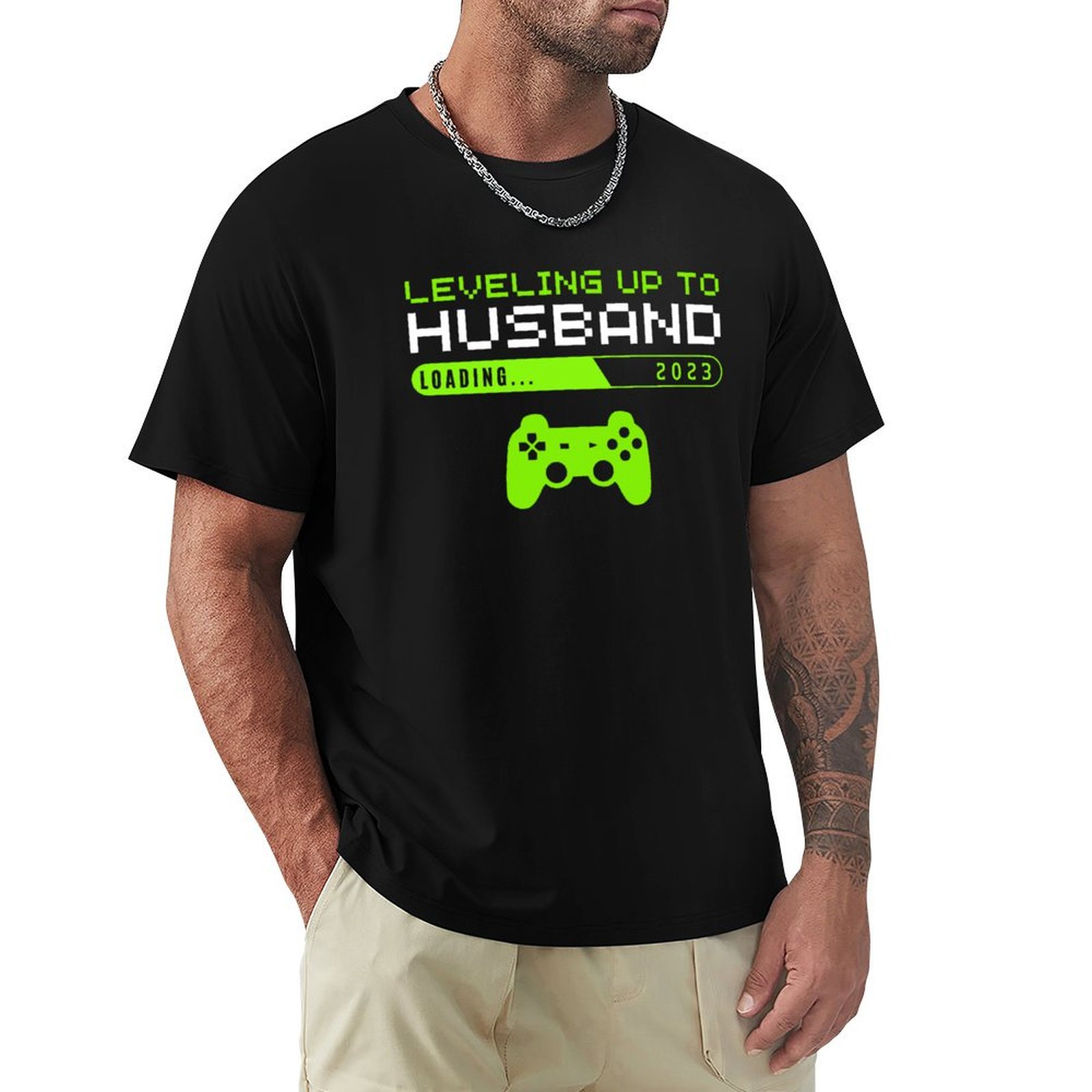 Men'S Grooming Video - تي شيرت Leveling Up to Husband