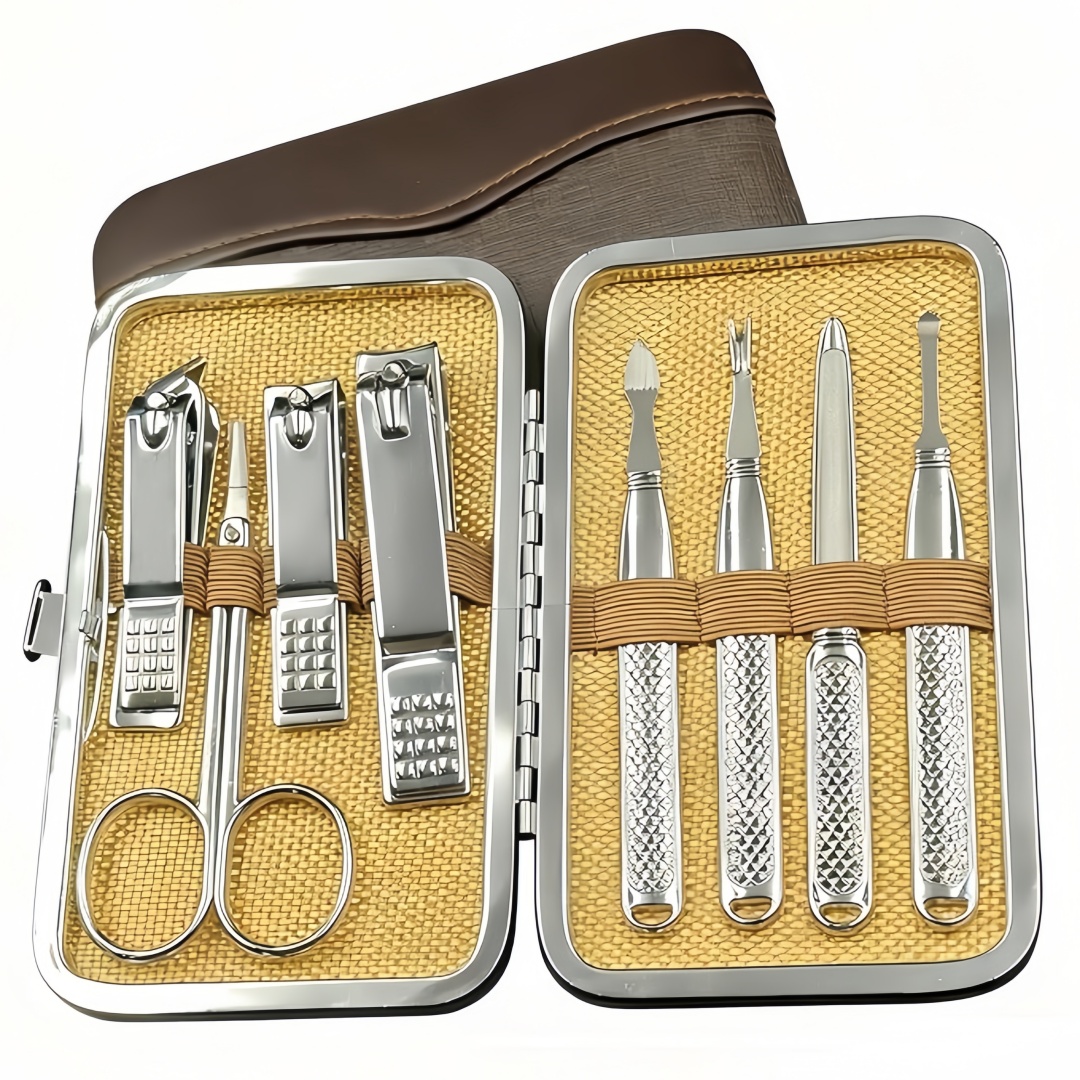 Mens Grooming Kit Bag - مجموعة أدوات العناية بالأظافر للرجال والنساء،