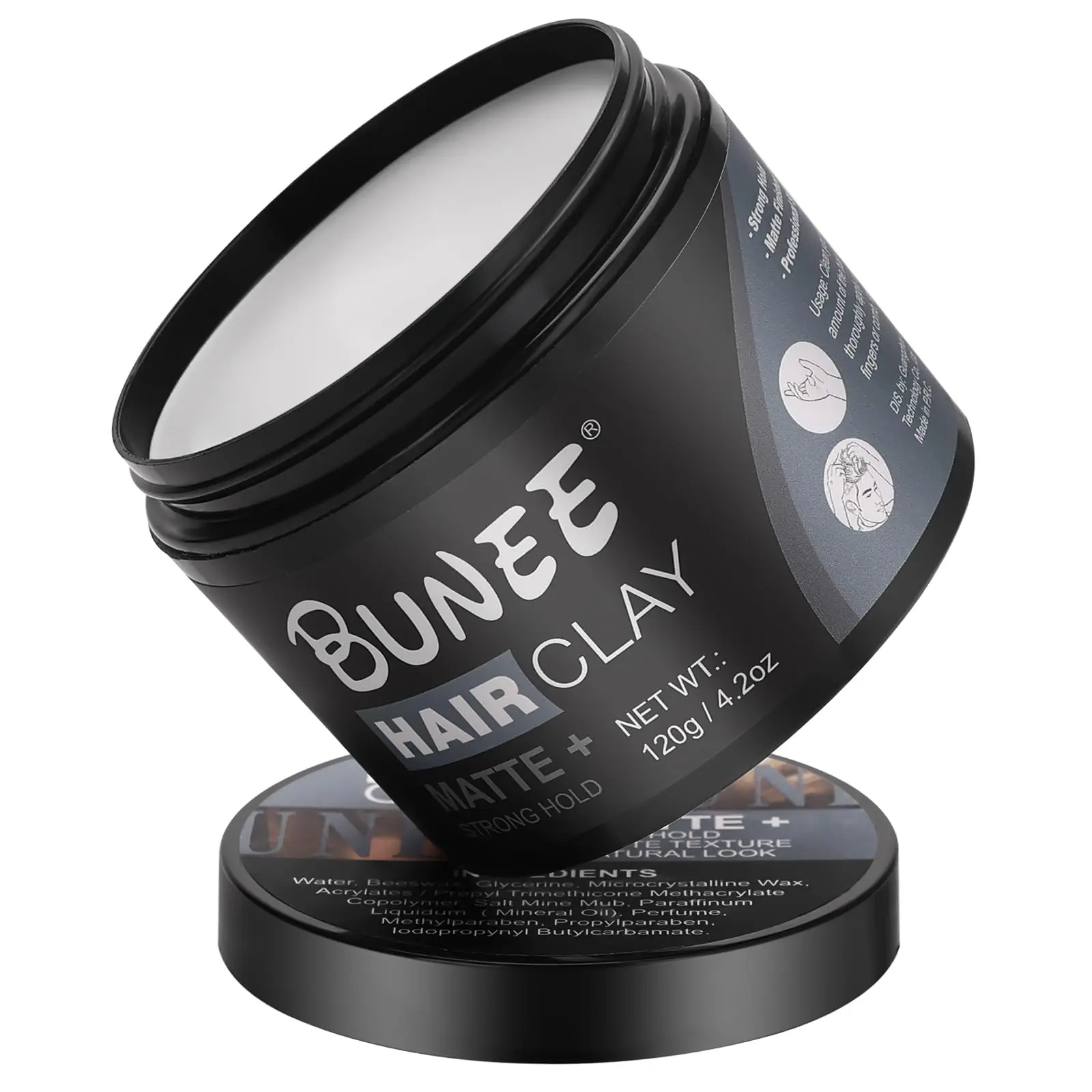 Pomade Hair Clay - معجون شعر غير لامع للرجال ذو