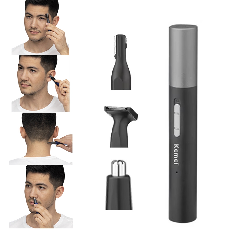 Men'S Grooming Set - ماكينة تشذيب شعر الأنف القابلة لإعادة