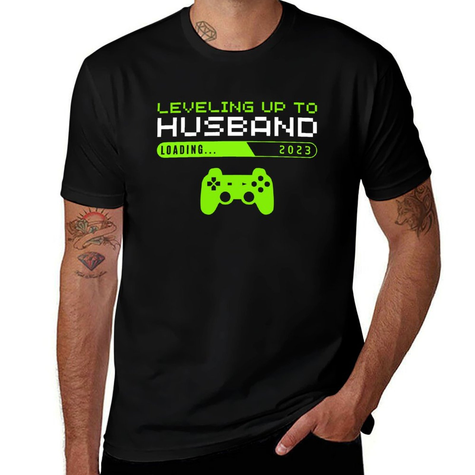 Men'S Grooming Video - تي شيرت Leveling Up to Husband