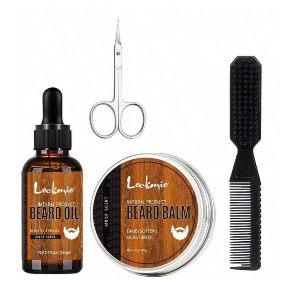 Men'S Grooming Wax - طقم بلسم للرجال ، كريم مرطب