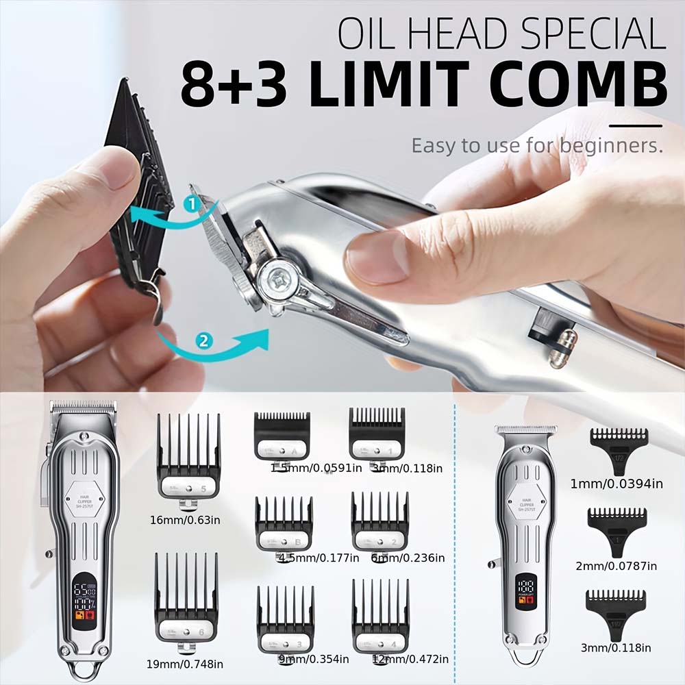 مجموعة ماكينة حلاقة وتشذيب الش - مراجعة Men'S Grooming Set وسعره