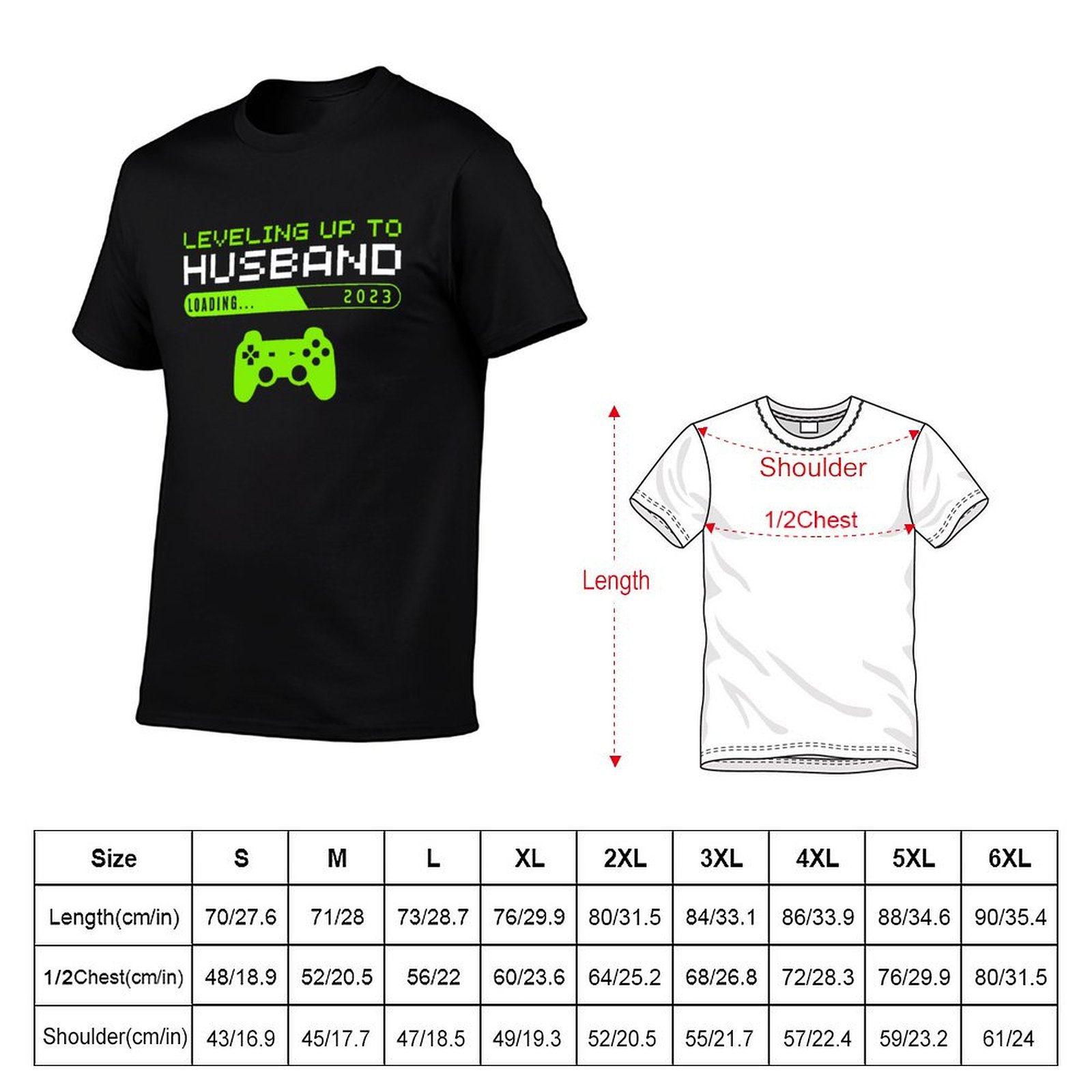 تي شيرت Leveling Up to Husband - مراجعة Men'S Grooming Video وسعره