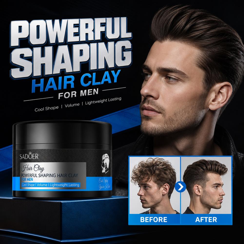 طين تصفيف الشعر غير لامع، قوي  - مراجعة Pomade Hair Clay وسعره
