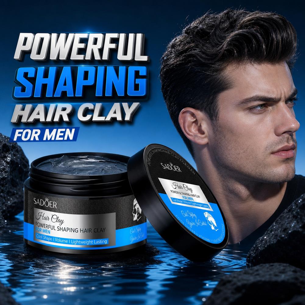 طين تصفيف الشعر للرجال بتثبيت  - مراجعة Pomade Hair Clay وسعره