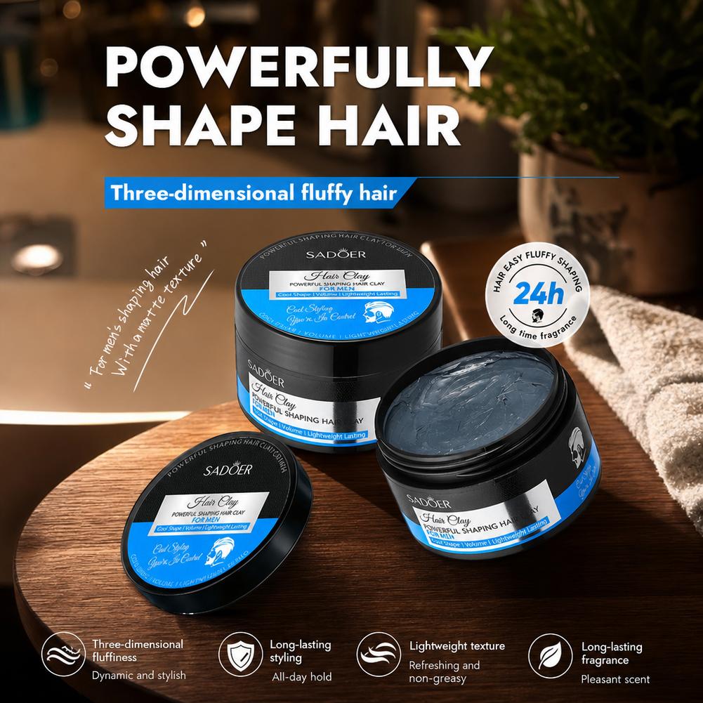 طين تصفيف الشعر للرجال بتثبيت  - مراجعة Pomade Hair Clay وسعره
