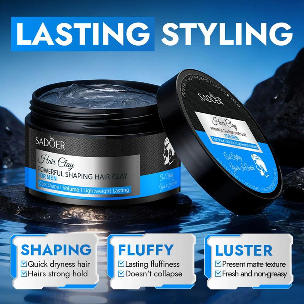شمع تصفيف الشعر للرجال قوي وطو - مراجعة Pomade Hair Clay وسعره